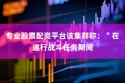 专业股票配资平台该集群称：＂在遂行战斗任务期间