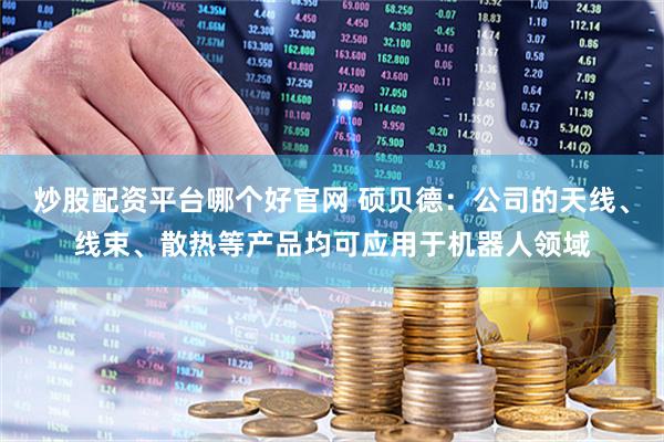 炒股配资平台哪个好官网 硕贝德：公司的天线、线束、散热等产品均可应用于机器人领域